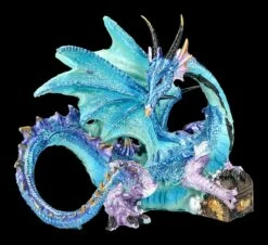 Drachen Figur Hellblau - Piasa