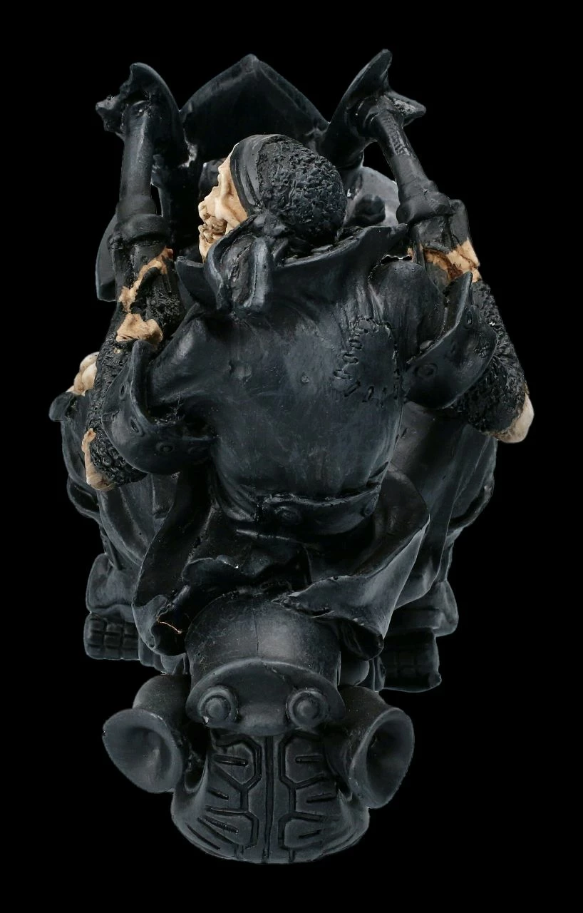 Skelett Figur Mit Motorrad - Screaming Wheels 5 Skelett Figur Mit Motorrad - Screaming Wheels – Bild 3