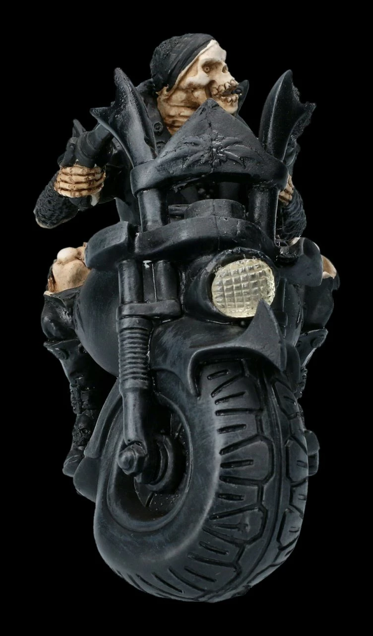 Skelett Figur Mit Motorrad - Screaming Wheels 7 Skelett Figur Mit Motorrad - Screaming Wheels – Bild 5