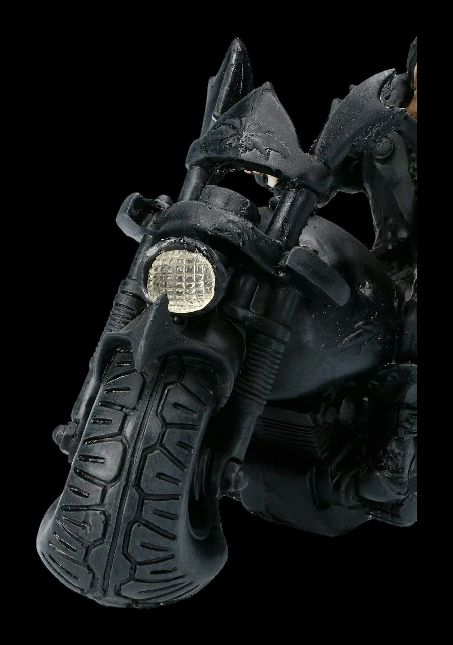 Skelett Figur Mit Motorrad - Screaming Wheels 10 Skelett Figur Mit Motorrad - Screaming Wheels – Bild 8
