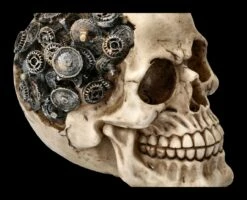 Totenkopf Mit Zahnrädern - Clockwork Cranium -FIGUREN Verkäufe 2D FS23432 Totenkopf mit Zahnr dern Clockwork Cranium 7 1280x1280