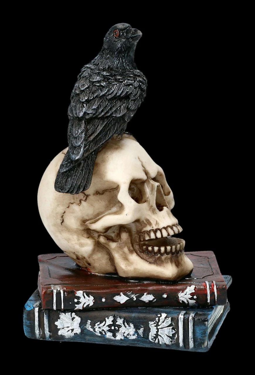 Raben Figur Auf Totenschädel - Raven's Spell 8 Raben Figur Auf Totenschädel - Raven's Spell – Bild 6