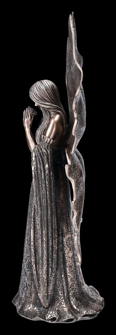 Engel Figur - Only Love Remains Bronziert 6 Engel Figur - Only Love Remains Bronziert – Bild 4