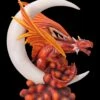 Drachenfigur Rot - Feuerdrache Auf Halbmond -FIGUREN Verkäufe 2D FS23472 Drachenfigur rot Feuerdrache auf Halbmond 3 1280x1280