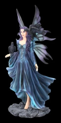 Elfenfigur - Mystische Aurora Mit Raben -FIGUREN Verkäufe 2D FS23481 Elfenfigur Mystische Aurora mit Raben 6 1280x1280