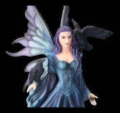 Elfenfigur - Mystische Aurora Mit Raben -FIGUREN Verkäufe 2D FS23481 Elfenfigur Mystische Aurora mit Raben 7 1280x1280