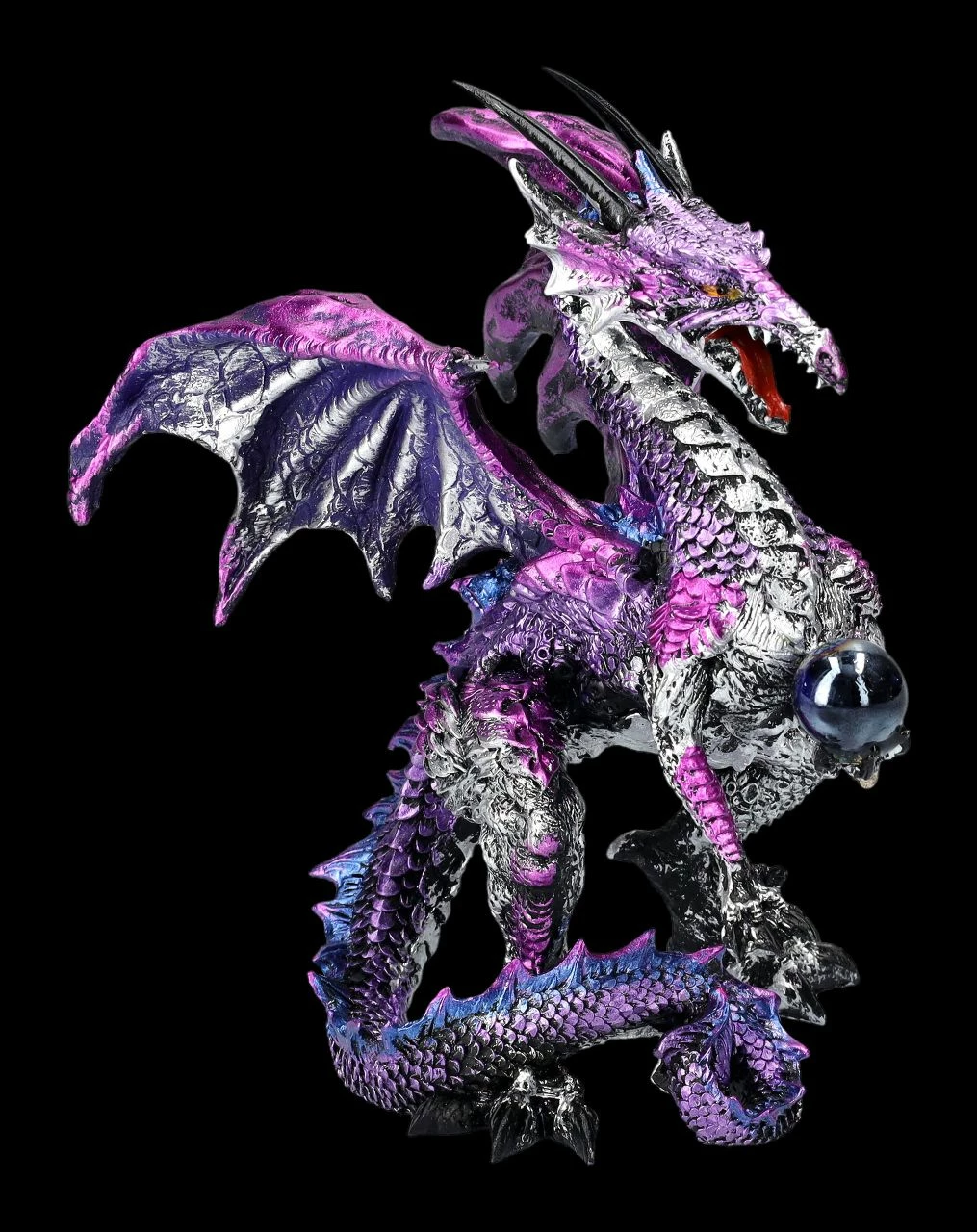Drachen Figur - Purple Dragon Protector 4 Drachen Figur - Purple Dragon Protector – Bild 2