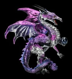 Drachen Figur - Purple Dragon Protector