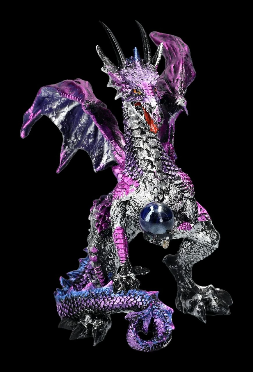 Drachen Figur - Purple Dragon Protector 8 Drachen Figur - Purple Dragon Protector – Bild 6