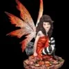 Elfenfigur - Herbst Fee Mit Eule