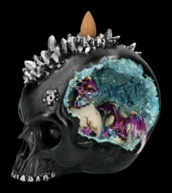 Totenkopf Backflow Räucherhalter - Crystal Hatchling -FIGUREN Verkäufe 2D FS23546 Totenkopf Backflow R ucherhalter Crystal Hatchling 5 1280x1280