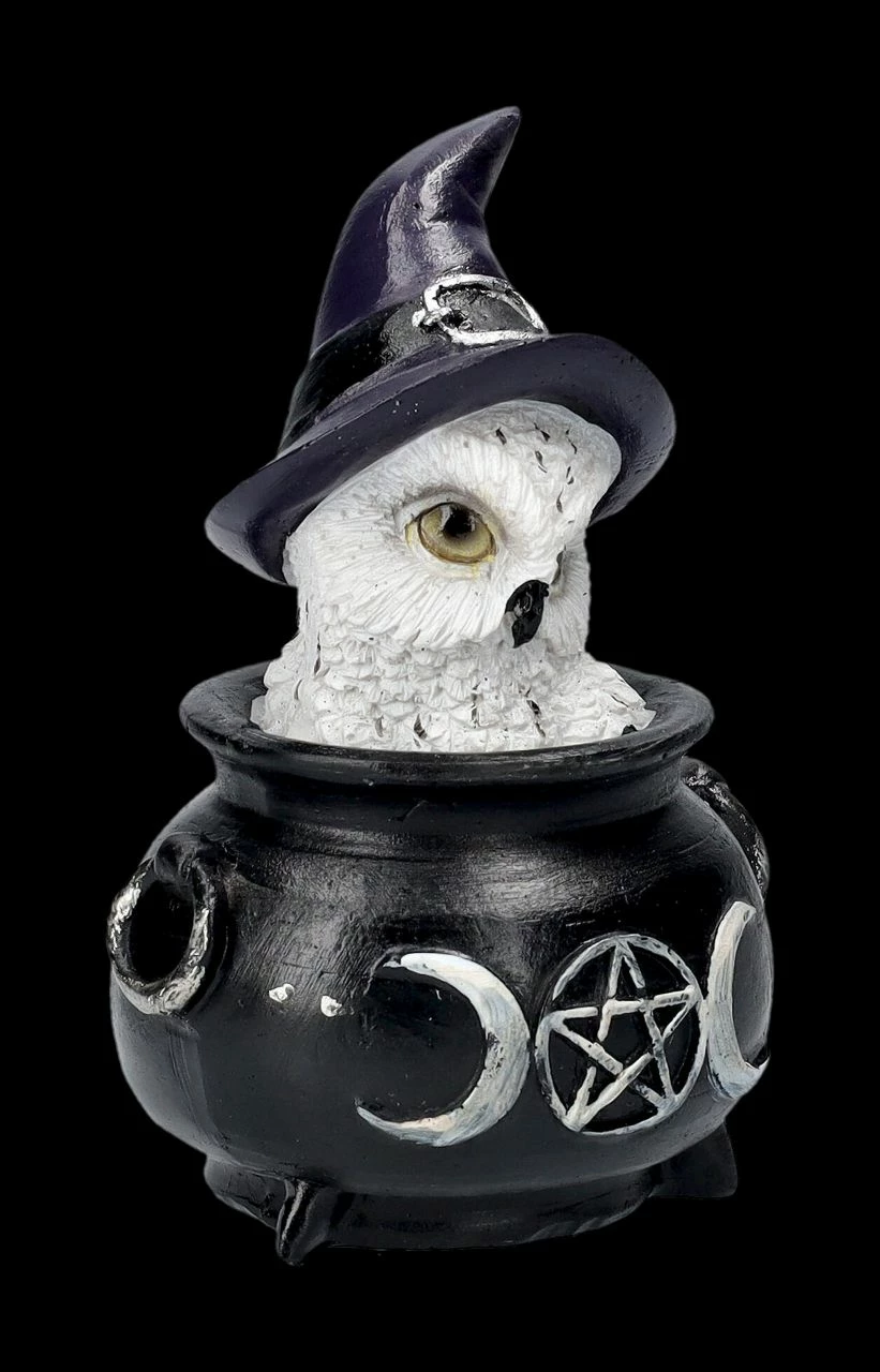 Eulenfigur Im Hexenkessel - Owl's Brew 4 Eulenfigur Im Hexenkessel - Owl's Brew – Bild 2