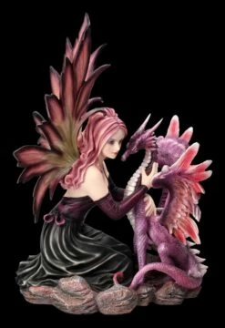 Elfenfigur - Sommerfee Raya Mit Drache Lila