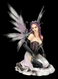 Elfenfigur - Winterfee Tameka Mit Drache