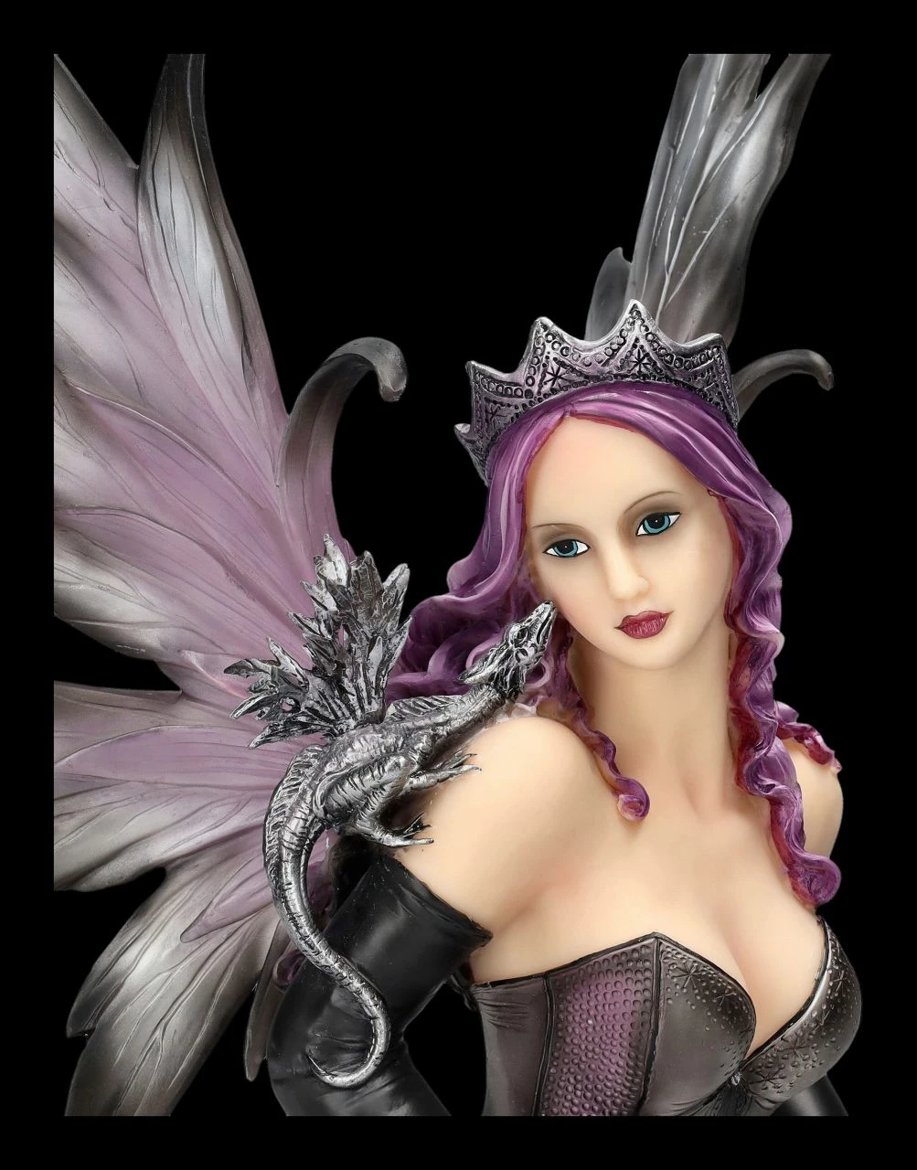 Elfenfigur - Winterfee Tameka Mit Drache 9 Elfenfigur - Winterfee Tameka Mit Drache – Bild 7