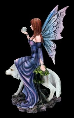 Elfenfigur - Mystique Mit Wolf -FIGUREN Verkäufe 2D FS23644 Elfenfigur Mystique mit Wolf 2 1280x1280