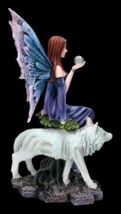 Elfenfigur - Mystique Mit Wolf -FIGUREN Verkäufe 2D FS23644 Elfenfigur Mystique mit Wolf 4 1280x1280
