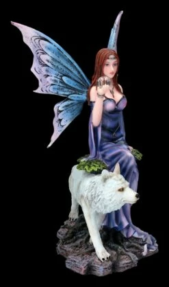 Elfenfigur - Mystique Mit Wolf -FIGUREN Verkäufe 2D FS23644 Elfenfigur Mystique mit Wolf 5 1280x1280