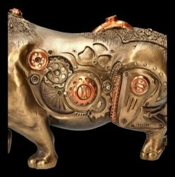 Steampunk Nashorn Figur - Rhino Refined -FIGUREN Verkäufe 2D FS23652 Steampunk Nashorn Figur Rhino Refined 13QqzUSAAHp1h05 1280x1280