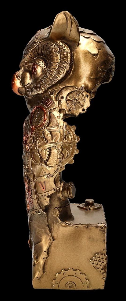 Steampunk Eulen Figur - Ohm Owl 5 Steampunk Eulen Figur - Ohm Owl – Bild 3