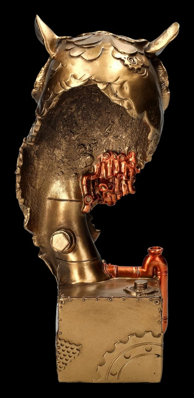 Steampunk Eulen Figur - Ohm Owl 6 Steampunk Eulen Figur - Ohm Owl – Bild 4