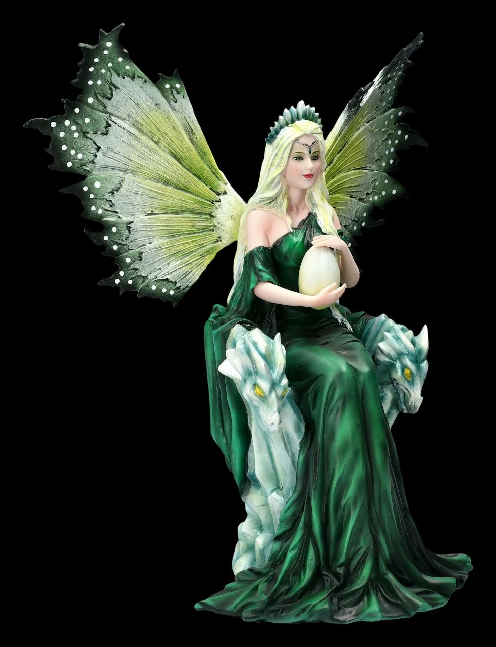 Elfen Figur Mit Drachenei - Mutter Der Drachen 4 Elfen Figur Mit Drachenei - Mutter Der Drachen – Bild 2