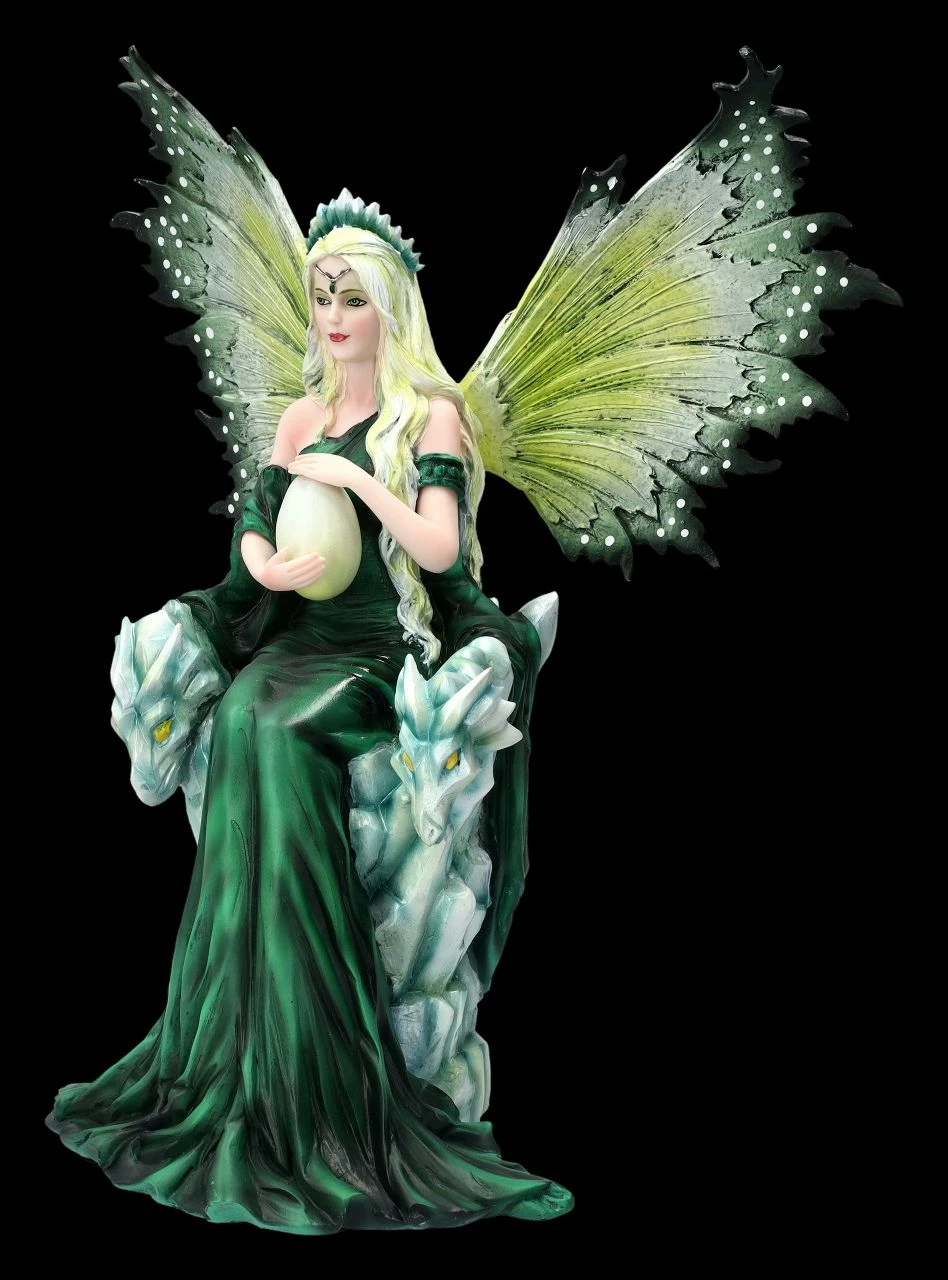 Elfen Figur Mit Drachenei - Mutter Der Drachen 8 Elfen Figur Mit Drachenei - Mutter Der Drachen – Bild 6