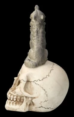 Totenkopf Mit Grauem Wolf -FIGUREN Verkäufe 2D FS23931 Totenkopf mit grauem Wolf 4 1280x1280