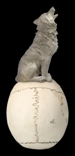 Totenkopf Mit Grauem Wolf -FIGUREN Verkäufe 2D FS23931 Totenkopf mit grauem Wolf 5 1280x1280