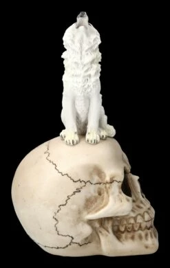 Totenkopf Mit Weißem Wolf -FIGUREN Verkäufe 2D FS23933 Totenkopf mit weissem Wolf 6 1280x1280