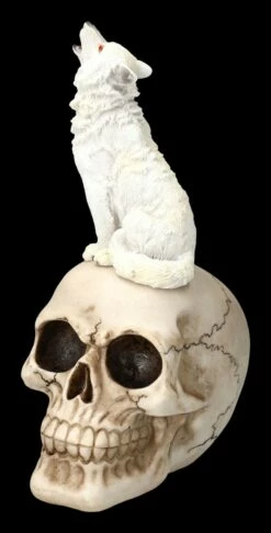 Totenkopf Mit Weißem Wolf -FIGUREN Verkäufe 2D FS23933 Totenkopf mit weissem Wolf 8 1280x1280