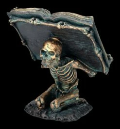 Skelettfigur Hält Zauberbuch -FIGUREN Verkäufe 2D FS23973 Skelettfigur halt Zauberbuch 7 1280x1280