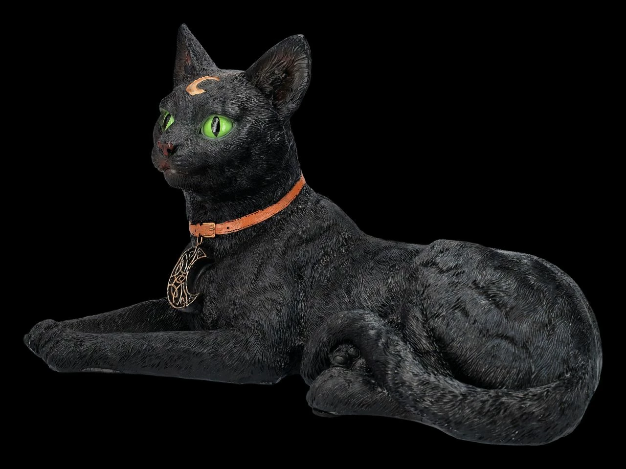 Mystische Katzen Figur Mit Mond Symbolen 8 Mystische Katzen Figur Mit Mond Symbolen – Bild 6