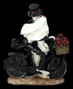 Skelett Figuren - Brautpaar Mit Fahrrad -FIGUREN Verkäufe 2D FS24012 Skelett Figuren Brautpaar mit Fahrrad 6 1280x1280