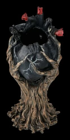 Greenman Figur Umschlingt Schwarzes Herz -FIGUREN Verkäufe 2D FS24014 Greenman Figur umschlinkt schwarzes Herz 12 1280x1280