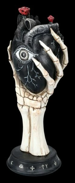 Skeletthand Hält Schwarzes Herz -FIGUREN Verkäufe 2D FS24015 Skeletthand h lt schwarzes Herz 6 1280x1280