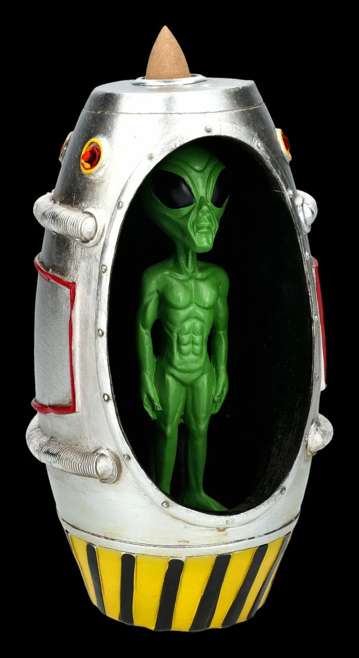 Backflow Räucherhalter - Alien Rettungskapsel 10 Backflow Räucherhalter - Alien Rettungskapsel – Bild 8