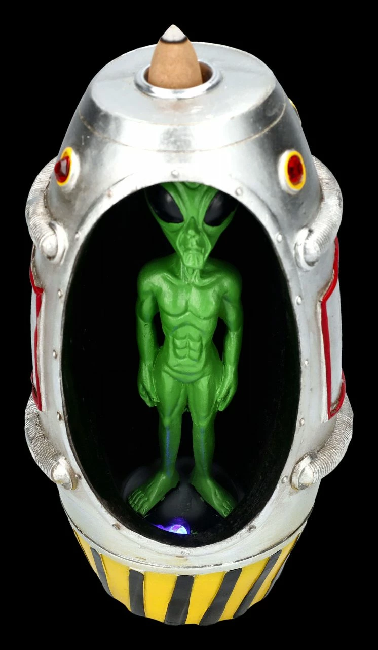 Backflow Räucherhalter - Alien Rettungskapsel 6 Backflow Räucherhalter - Alien Rettungskapsel – Bild 4