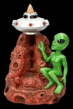 Backflow Räucherhalter - Alien Mit Ufo 15 Backflow Räucherhalter - Alien Mit Ufo -FIGUREN Verkäufe 2D FS24023 Backflow Raucherhalter Alien mit Ufo 2 1280x1280