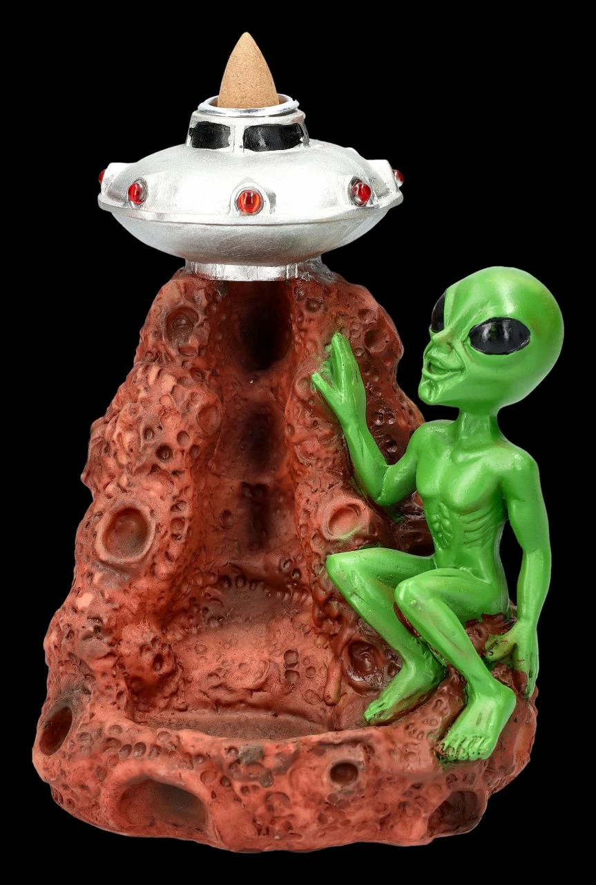 Backflow Räucherhalter - Alien Mit Ufo 8 Backflow Räucherhalter - Alien Mit Ufo – Bild 6