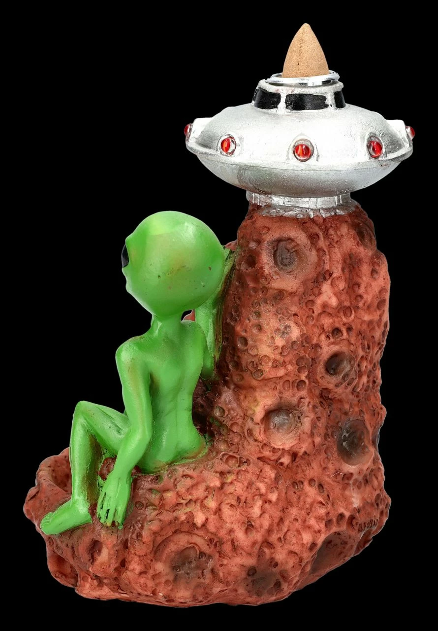 Backflow Räucherhalter - Alien Mit Ufo 5 Backflow Räucherhalter - Alien Mit Ufo – Bild 3