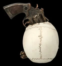 Totenkopf Mit Revolver -FIGUREN Verkäufe 2D FS24035 Totenkopf mit Revolver 3 1280x1280