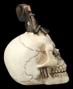 Totenkopf Mit Revolver -FIGUREN Verkäufe 2D FS24035 Totenkopf mit Revolver 4 1280x1280