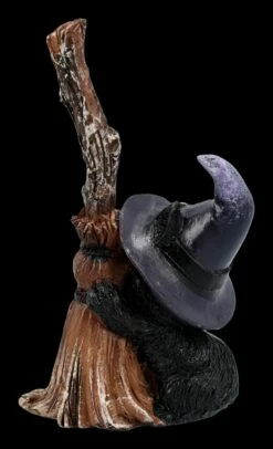 Katzen Figur Mit Hexenbesen - Familiars Broom -FIGUREN Verkäufe 2D FS24118 Katzen Figur mit Hexenbesen Familiars Broom 3 1280x1280
