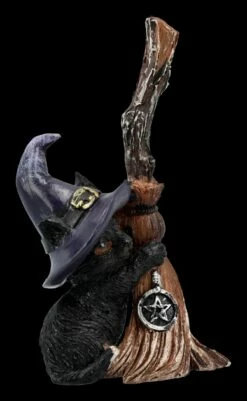 Katzen Figur Mit Hexenbesen - Familiars Broom -FIGUREN Verkäufe 2D FS24118 Katzen Figur mit Hexenbesen Familiars Broom 5 1280x1280