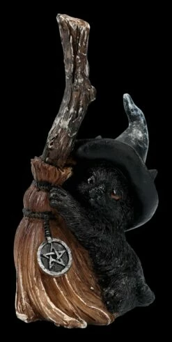 Katzen Figur Mit Hexenbesen - Broom Guard -FIGUREN Verkäufe 2D FS24119 Katzenfigur mit Hexenbesen Broom Guard 7 1280x1280
