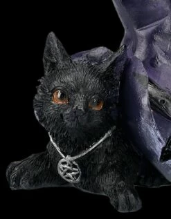 Katzen Figur Mit Hexenhut - Piper -FIGUREN Verkäufe 2D FS24123 Katzen Figur mit Hexenhut Piper 8 1280x1280