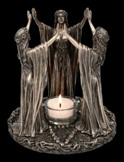 Teelichthalter - Dreifach Göttin Wicca Zeremonie