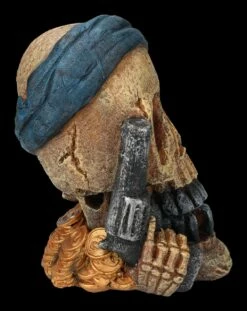 Aquarium Figur - Totenkopf Pirat Mit Pistole -FIGUREN Verkäufe 2D FS24150 Aquarium Figur Pirat mit Pistole 4 1280x1280