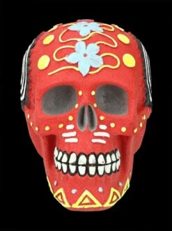 Aquarium Figur - Totenkopf Fluoreszierend Rot -FIGUREN Verkäufe 2D FS24168 Aquarium Figur Totenkopf fluoreszierend S rot 2 1280x1280